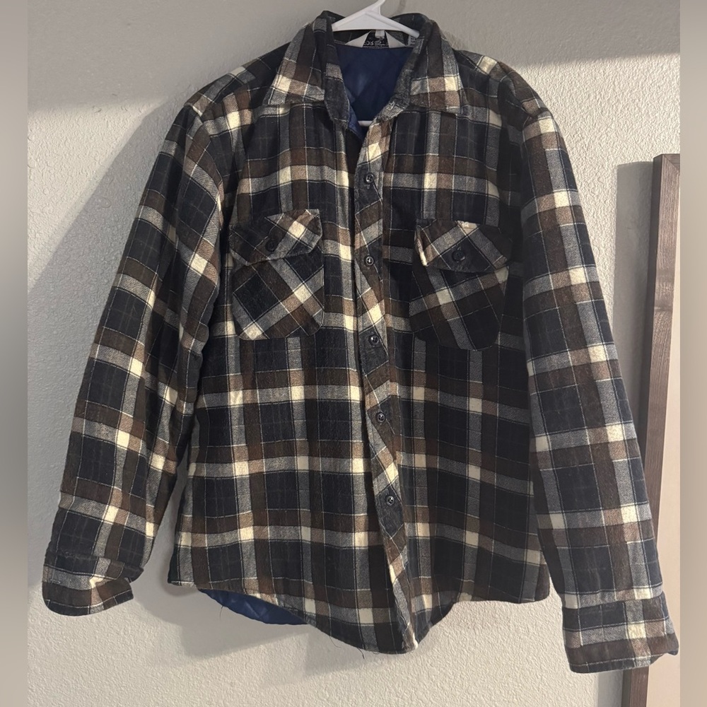 Vintage Plaid jacket / shacket